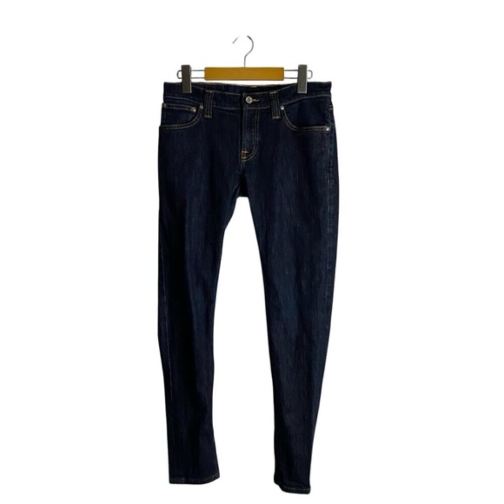 Nudie Jeans Men's Dark Indigo Tight Long John Denim Stretch Jeans